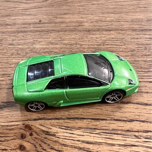 Hot Wheels Lamborghini Murcielago Green Die-Cast Toy Car 1:64 Scale 2002 - Picture 2 of 4
